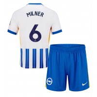 Brighton James Milner #6 Replika babykläder Hemmaställ Barn 2024-25 Kortärmad (+ korta byxor)